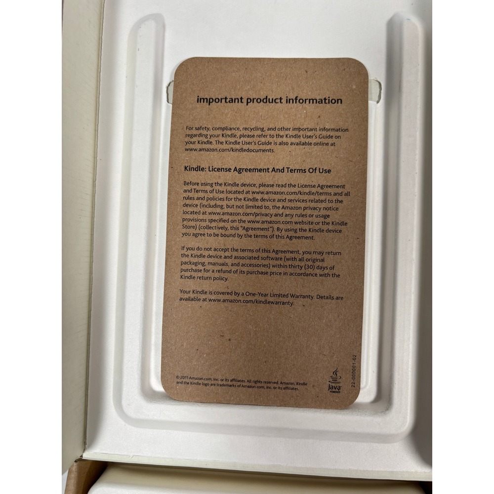 Amazon Kindle 4th Gen 6in E-Reader Wi-Fi Graphite D01100 Special Offers Boxed - Picture 8 of 12